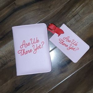2 for $40 BNIB Passport Holder & Luggage Tag Set